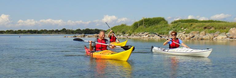 byrde ekspedition tjener Explore Naturlandet in kayak